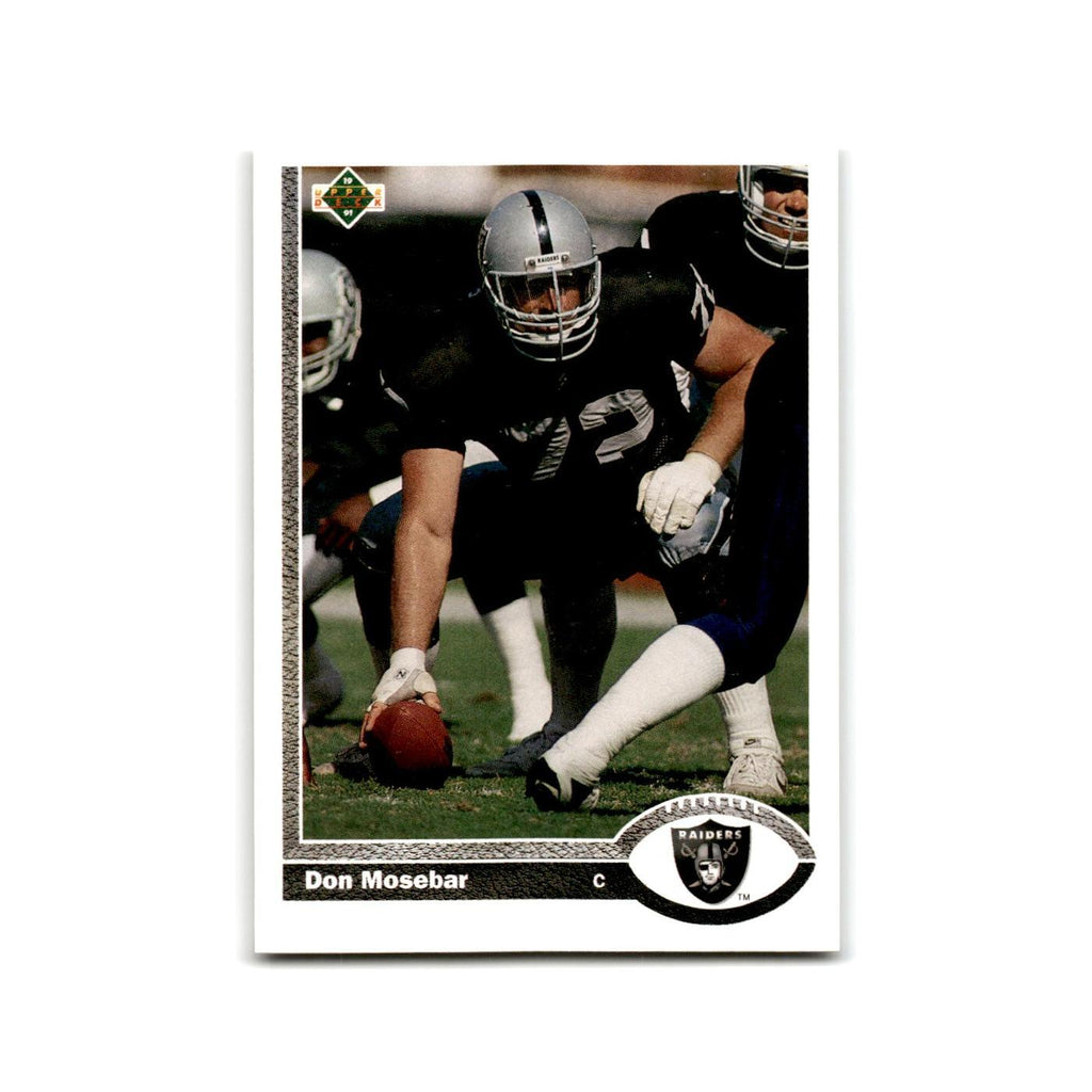 Don Mosebar 1991 Upper Deck #427 Los Angeles Raiders Football Card NM