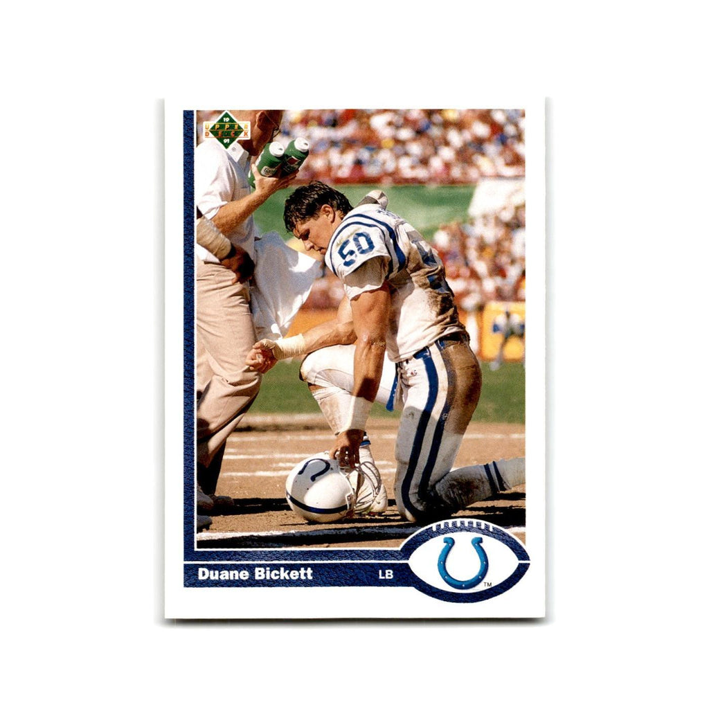 Duane Bickett 1991 Upper Deck #177 Indianapolis Colts Football Card NM