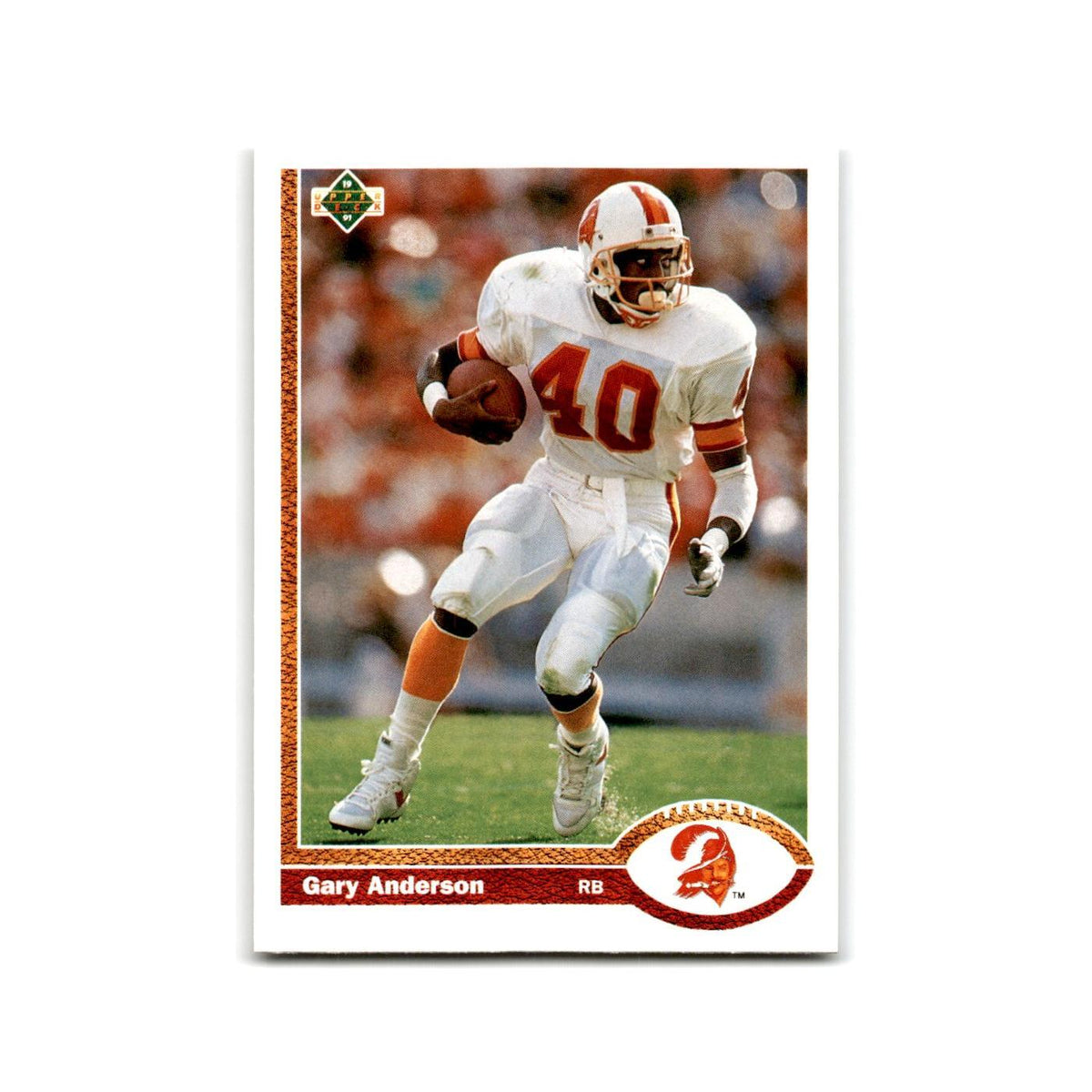 Gary Anderson 1991 Upper Deck #204 Tampa Bay Buccaneers Football Card NM