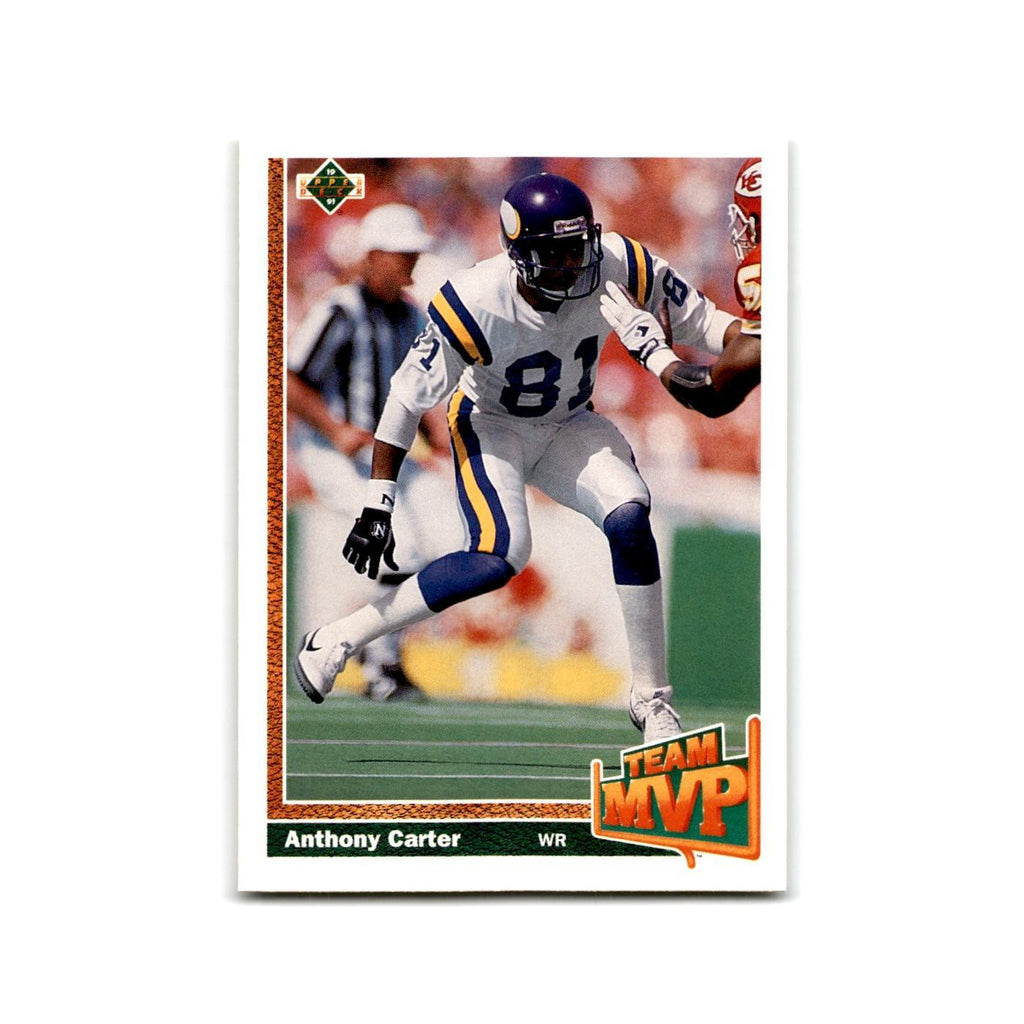Anthony Carter 1991 Upper Deck #466 Minnesota Vikings Football Card NM