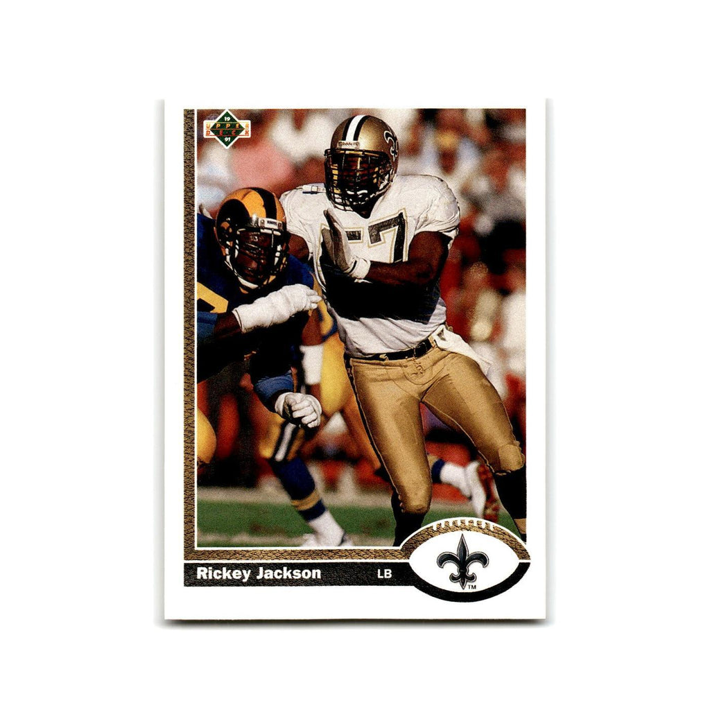 Rickey Jackson 1991 Upper Deck #482 New Orleans Saints Football Card NM