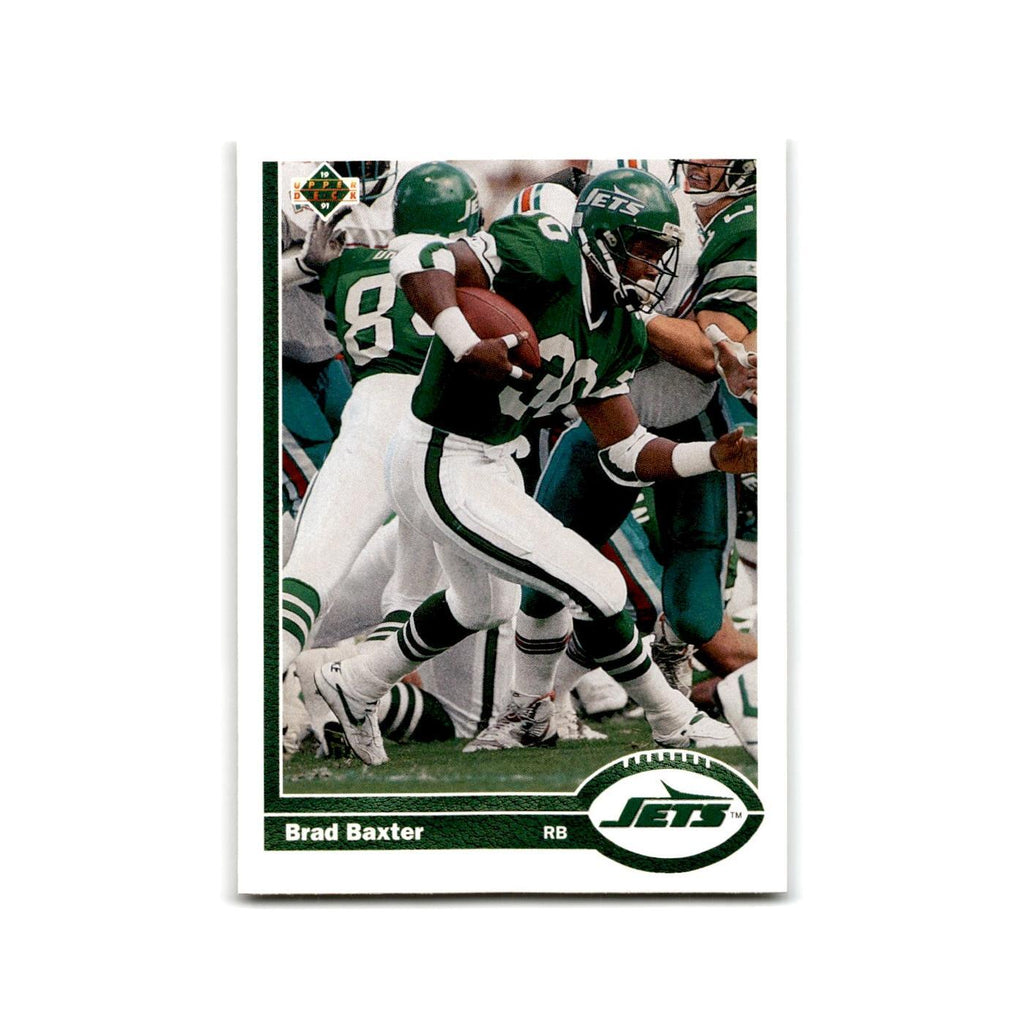 Brad Baxter 1991 Upper Deck #329 New York Jets Football Card NM