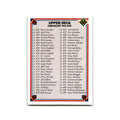 Checklist 1991 Upper Deck #500 Football Card NM