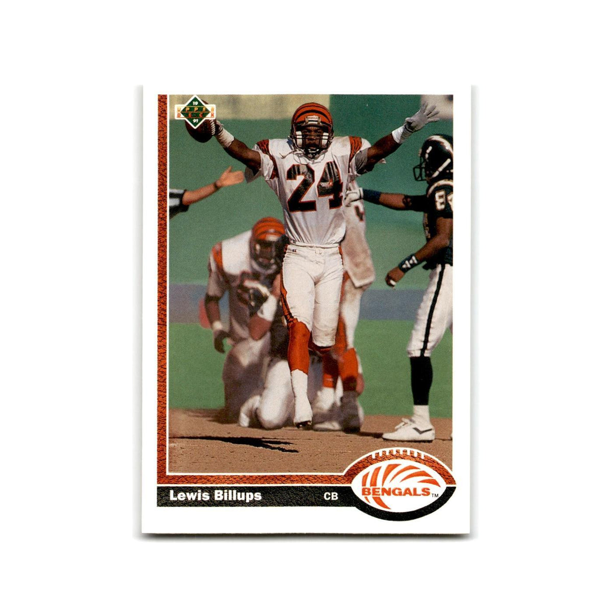 Lewis Billups 1991 Upper Deck #368 Cincinnati Bengals Football Card NM