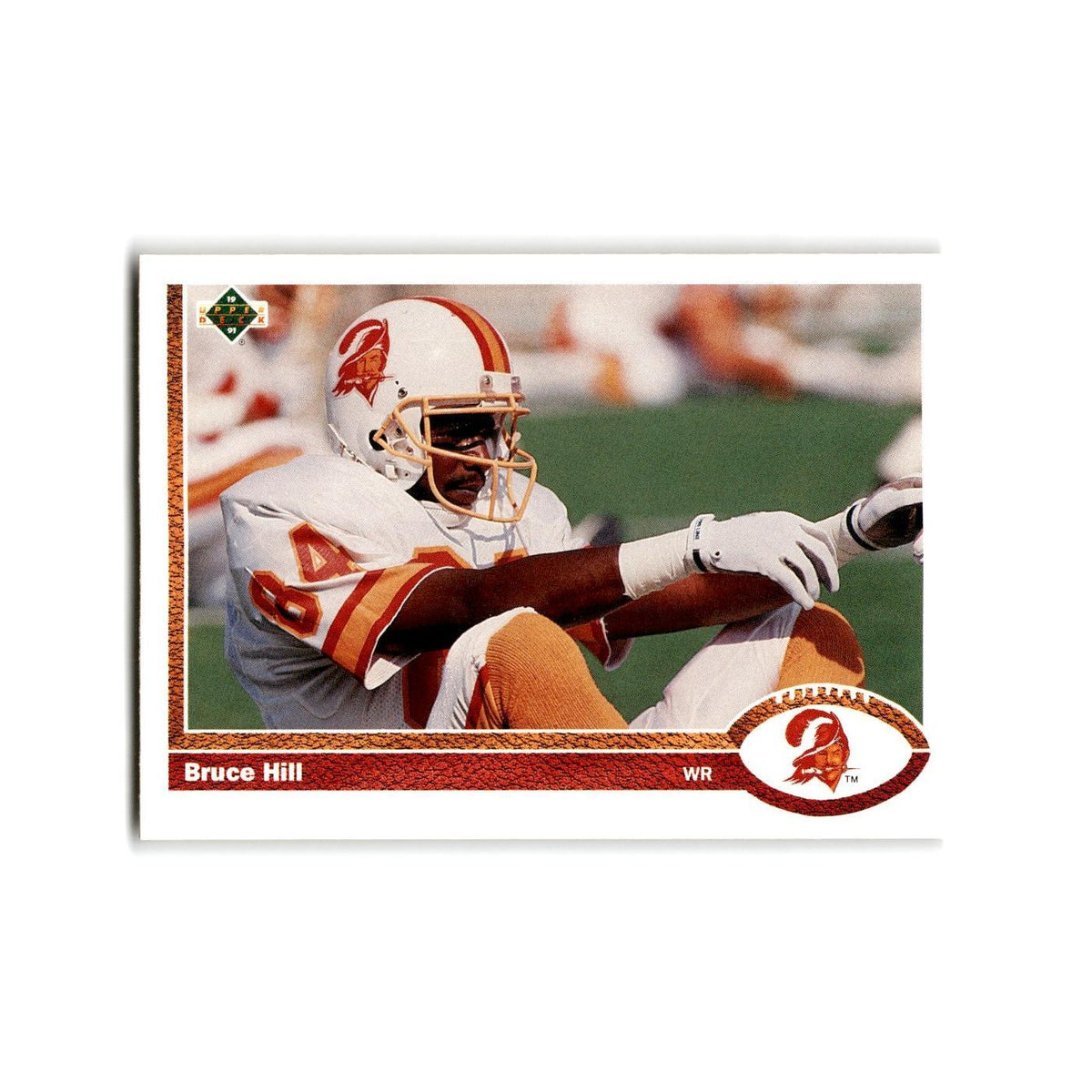 Bruce Hill 1991 Upper Deck #489 Tampa Bay Buccaneers Football Card NM