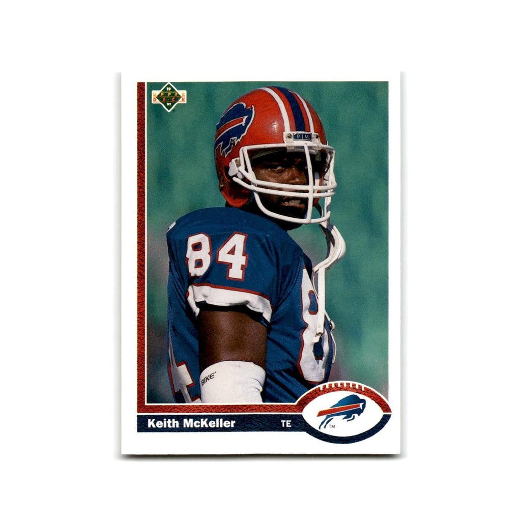 Keith McKeller 1991 Upper Deck #360 Buffalo Bills Football Card NM
