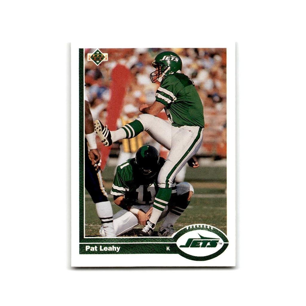 Pat Leahy 1991 Upper Deck #370 New York Jets Football Card NM