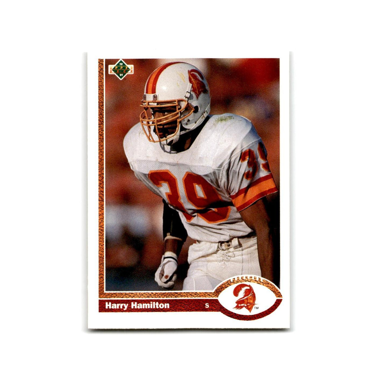 Harry Hamilton 1991 Upper Deck #487 Tampa Bay Buccaneers Football Card NM