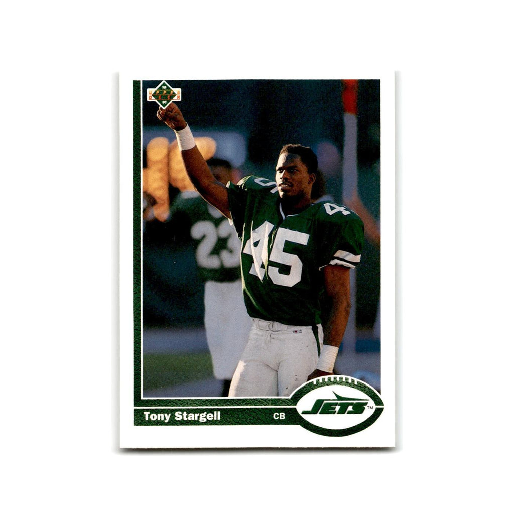 Tony Stargell 1991 Upper Deck #366 New York Jets Football Card NM