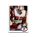 Ray Agnew 1991 Upper Deck #352 New England Patriots Football Card NM