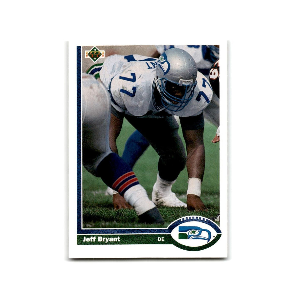 Jeff Bryant 1991 Upper Deck #338 Seattle Seahawks Football Card NM