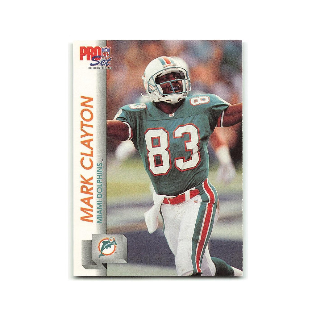Mark Clayton 1992 Pro Set #555 Miami Dolphins Football Card NM