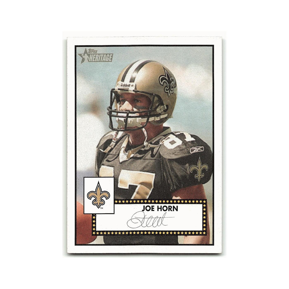 Joe Horn 2006 Topps Heritage #228 New Orleans Saints Football Card NM