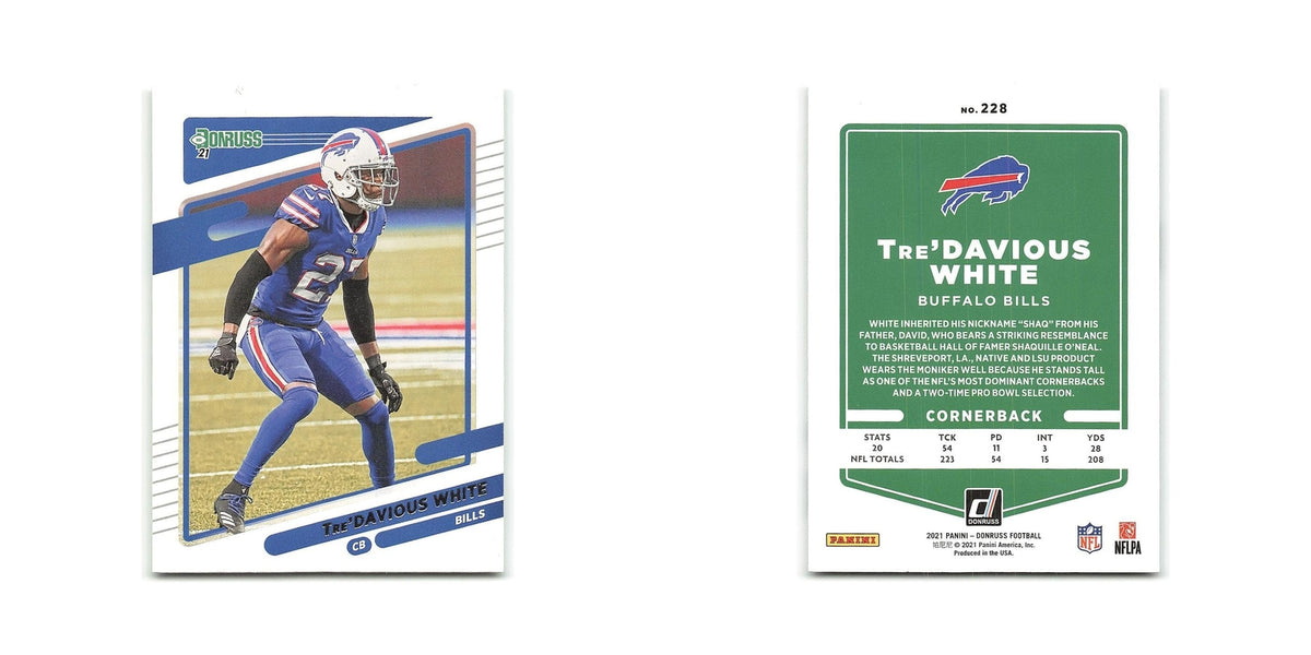 Tre'Davious White 2021 Donruss #228 Buffalo Bills Football Card NM