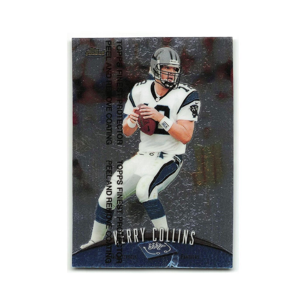 Kerry Collins 1998 Topps Finest w Coating #174 Carolina Panthers NM