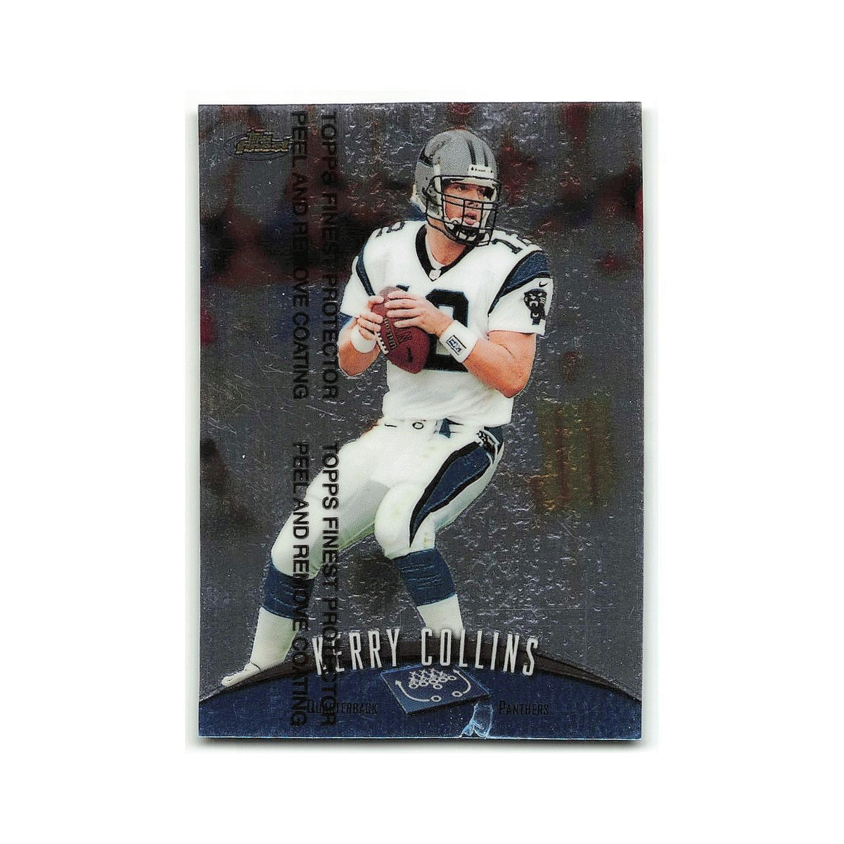 Kerry Collins 1998 Topps Finest w Coating #174 Carolina Panthers NM