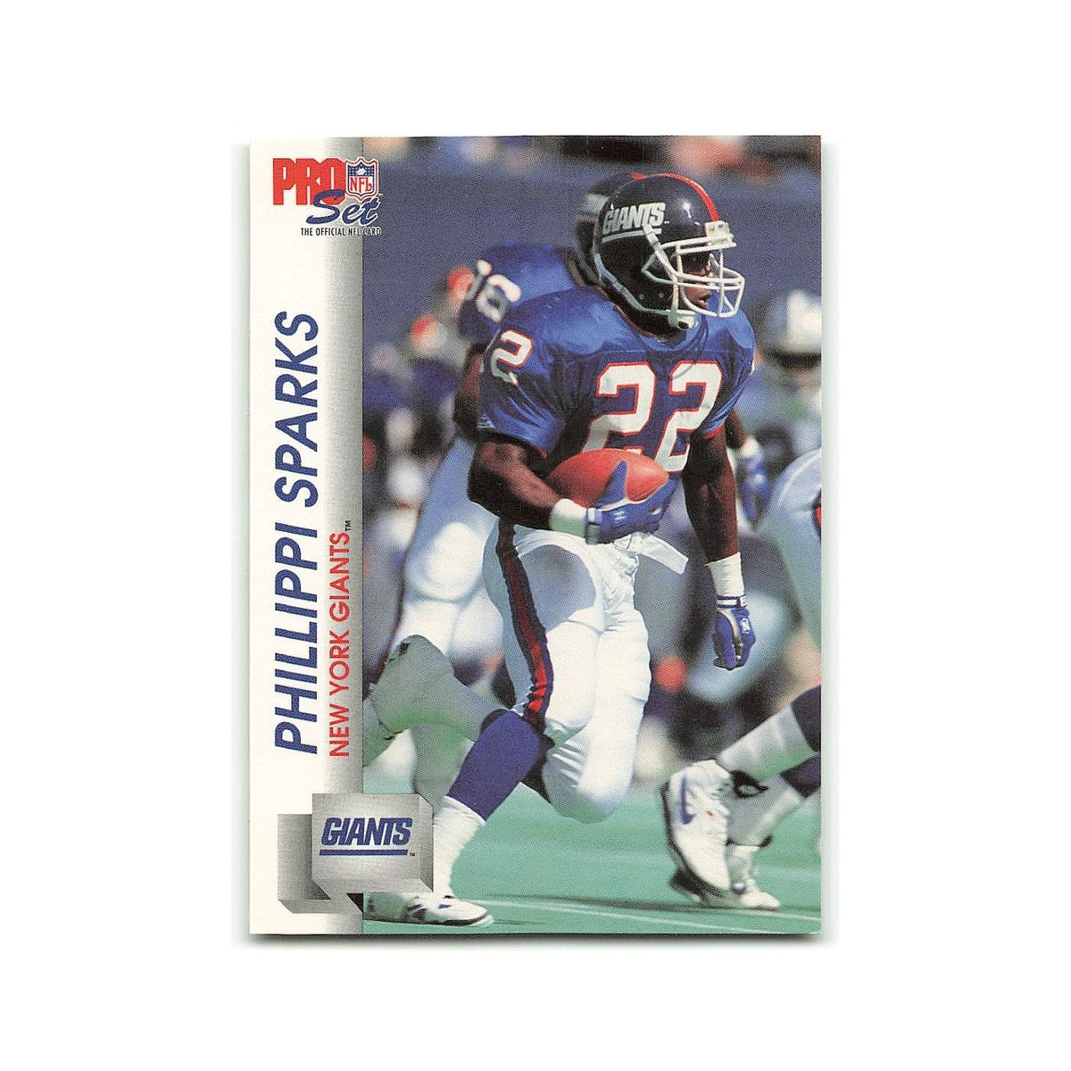 Phillippi Sparks Rookie 1992 Pro Set #596 New York Giants Football Card NM