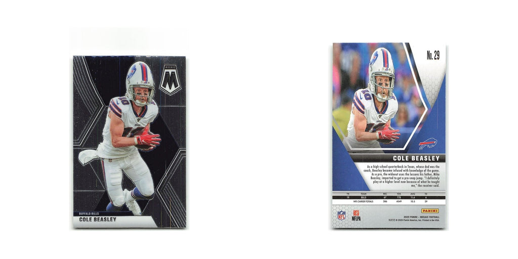 Cole Beasley 2020 Panini Mosaic #29 Buffalo Bills Football Card NM