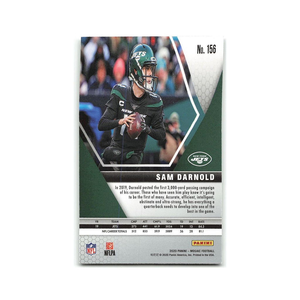 Sam Darnold 2020 Panini Mosaic #156 New York Jets Football Card NM