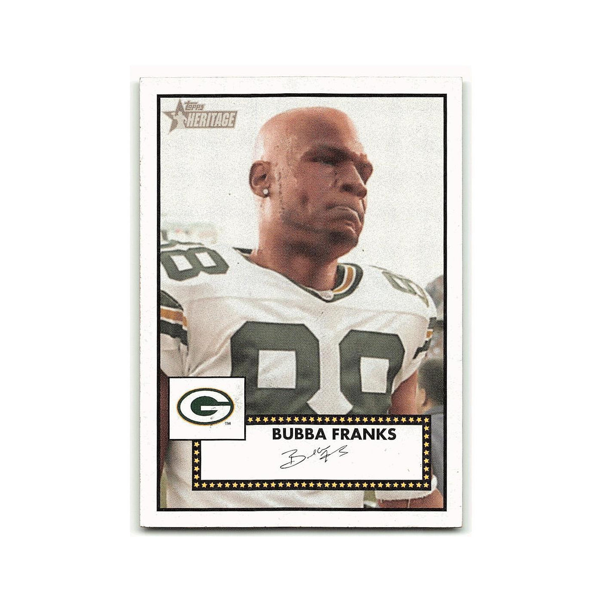 Bubba Franks 2006 Topps Heritage #188 Green Bay Packers Football Card NM