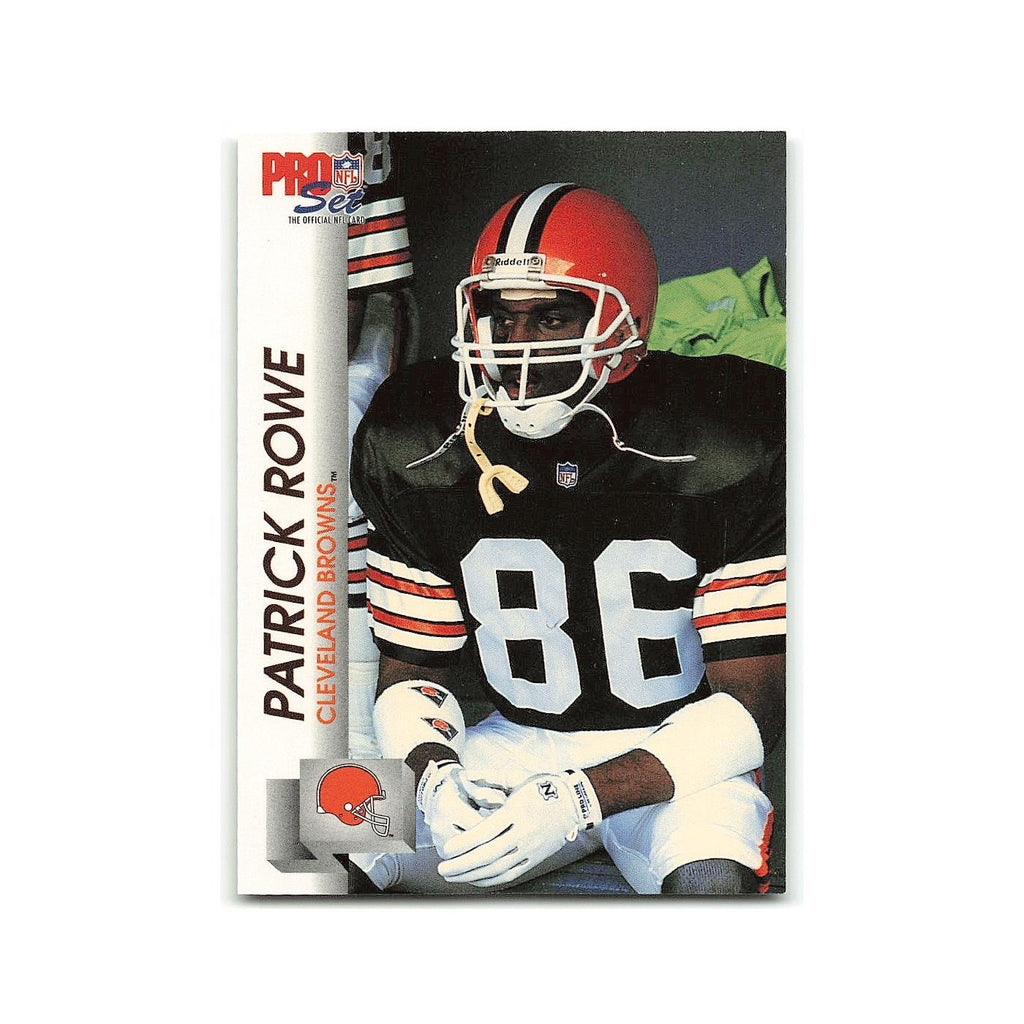 Patrick Rowe Rookie 1992 Pro Set #470 Cleveland Browns Football Card NM