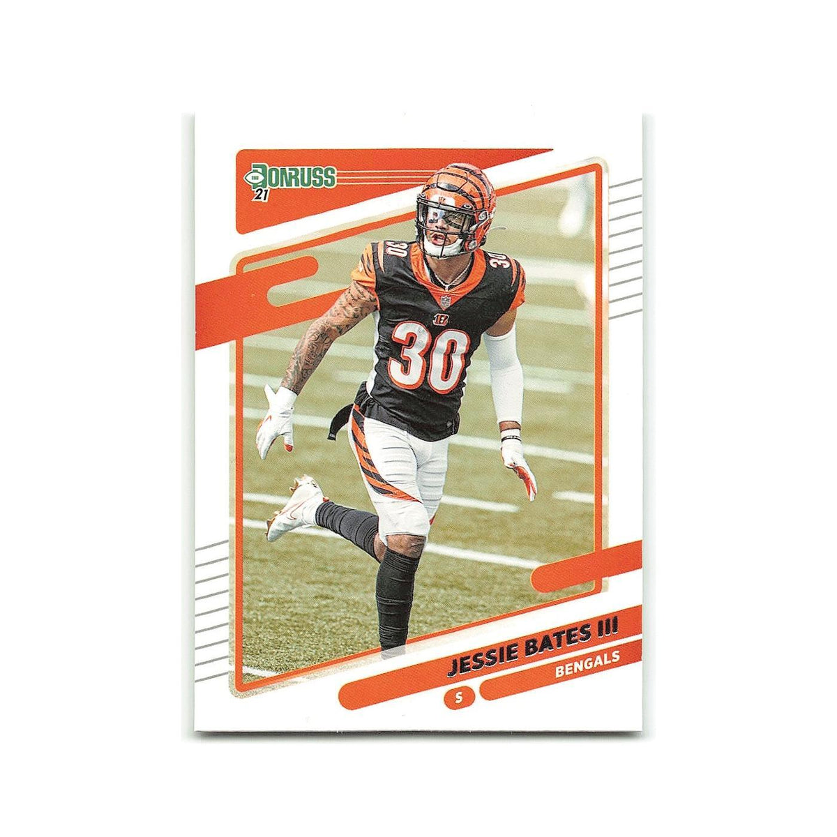 Jessie Bates 2021 Donruss #217 Cincinnati Bengals Football Card NM