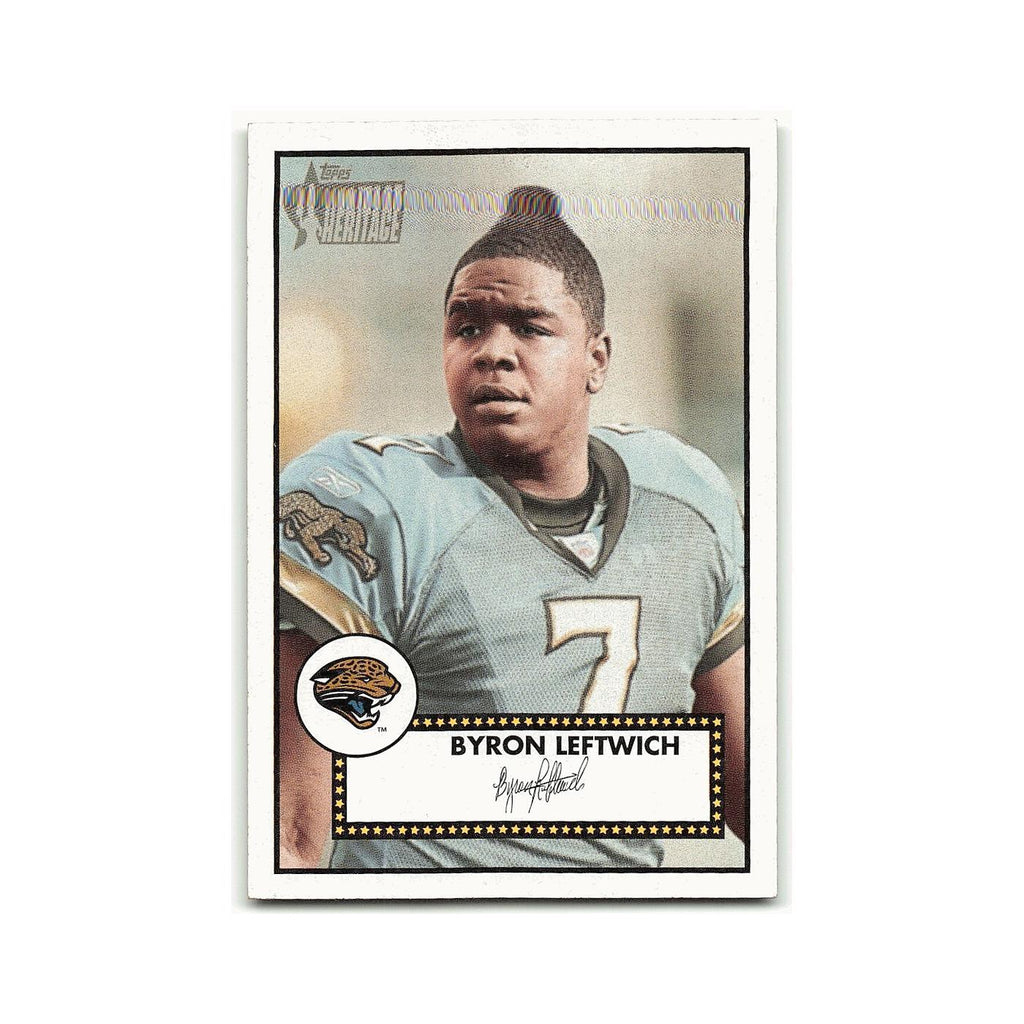 Byron Leftwich 2006 Topps Heritage #113 Jacksonville Jaguars Football Card NM