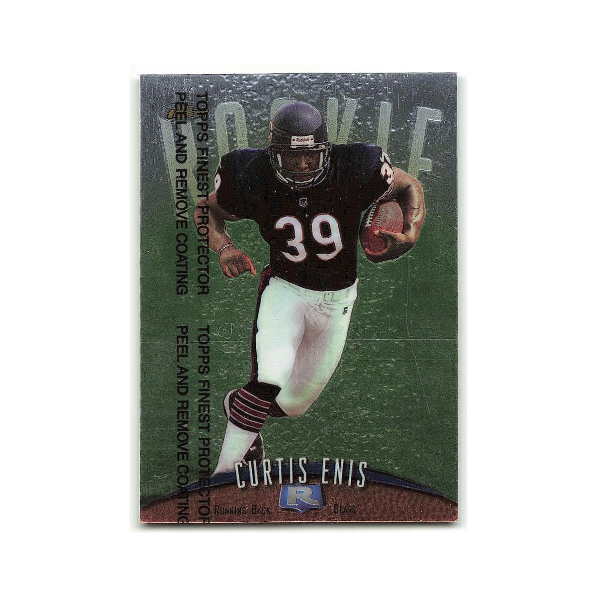Curtis Enis Rookie 1998 Topps Finest w Coating #131 Chicago Bears NM