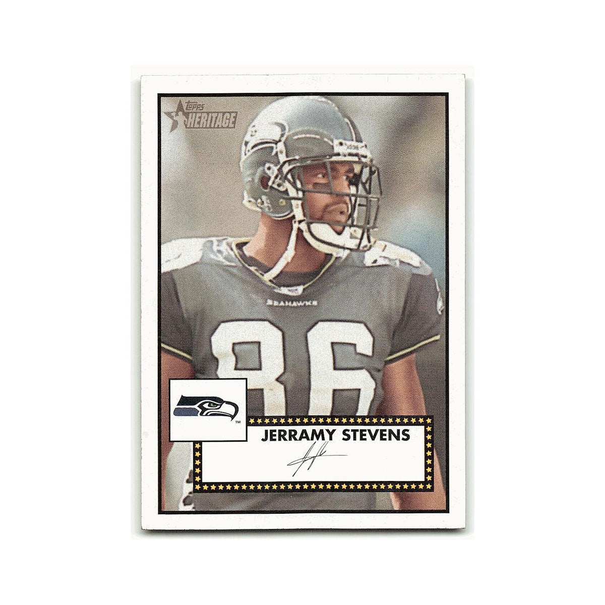 Jerramy Stevens 2006 Topps Heritage #172 Seattle Seahawks Football Card NM