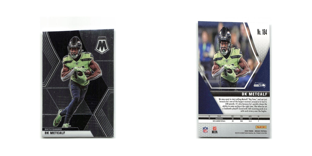 DK Metcalf 2020 Panini Mosaic #184 Seattle Seahawks Football Card NM