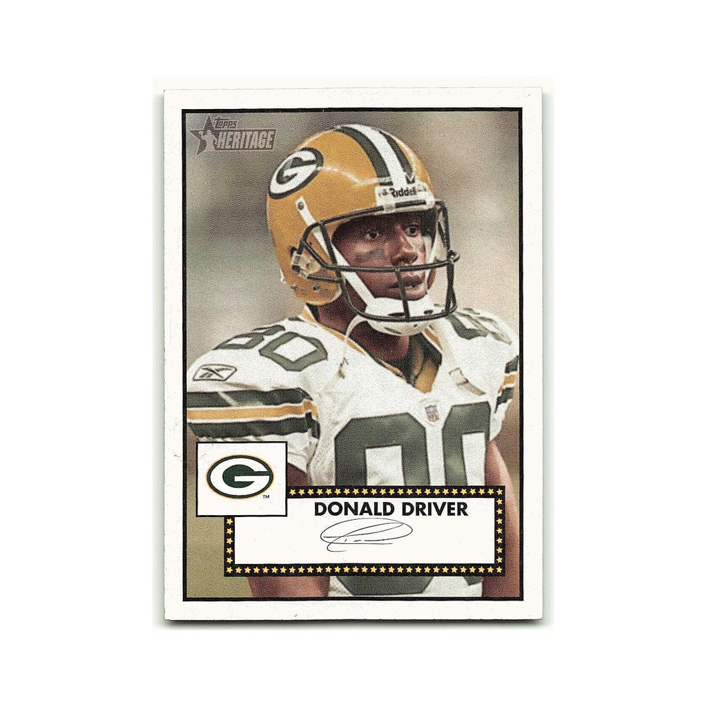 Donald Driver 2006 Topps Heritage #307 Green Bay Packers Football Card NM
