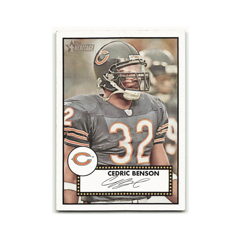 Cedric Benson 2006 Topps Heritage #178 Chicago Bears Football Card NM