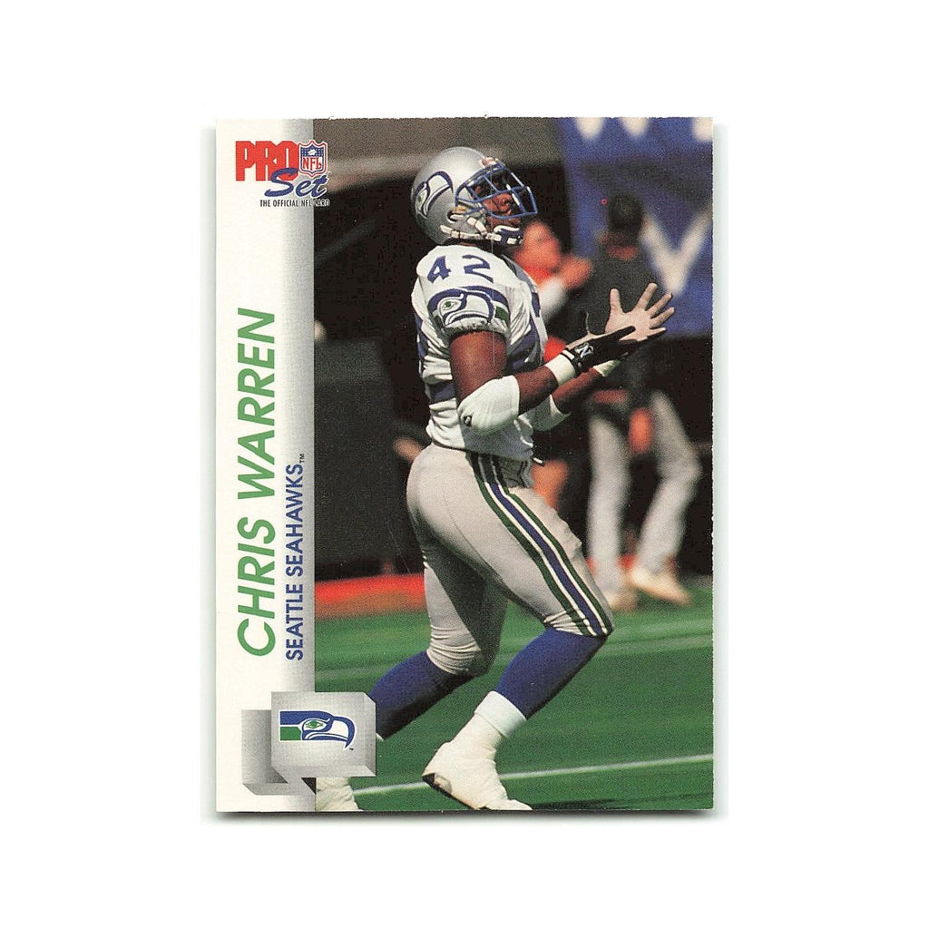 Chris Warren 1992 Pro Set #659 Seattle Seahawks Football Card NM