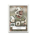 Laveranues Coles 2006 Topps Heritage #74 New York Jets Football Card NM