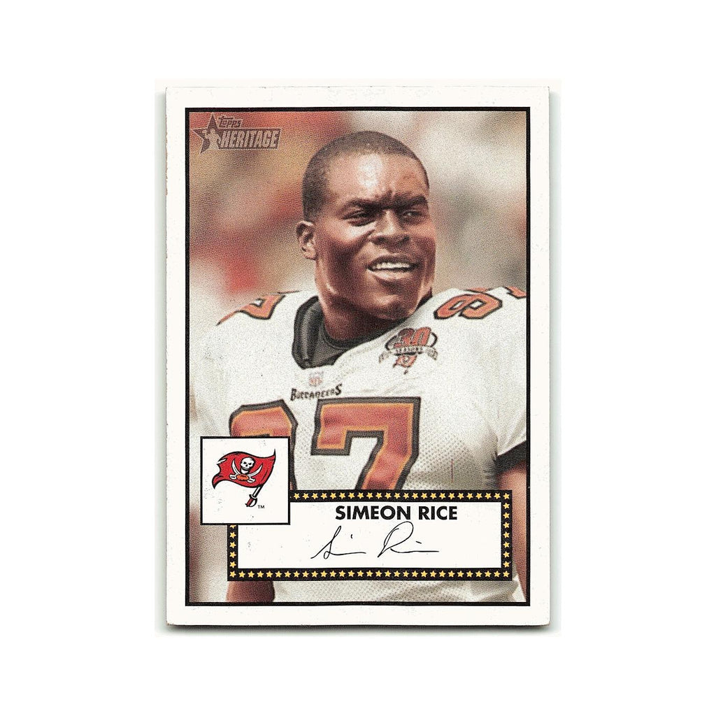 Simeon Rice 2006 Topps Heritage #3 Tampa Bay Buccaneers Football Card NM
