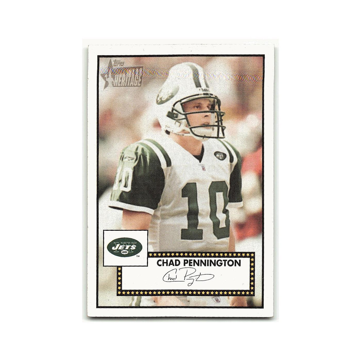 Chad Pennington 2006 Topps Heritage #168 New York Jets Football Card NM