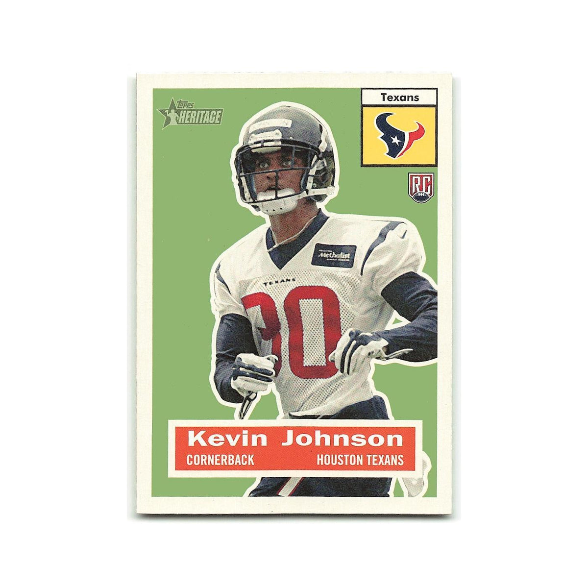 Kevin Johnson Rookie 2015 Topps Heritage #6 Houston Texans Football Card NM