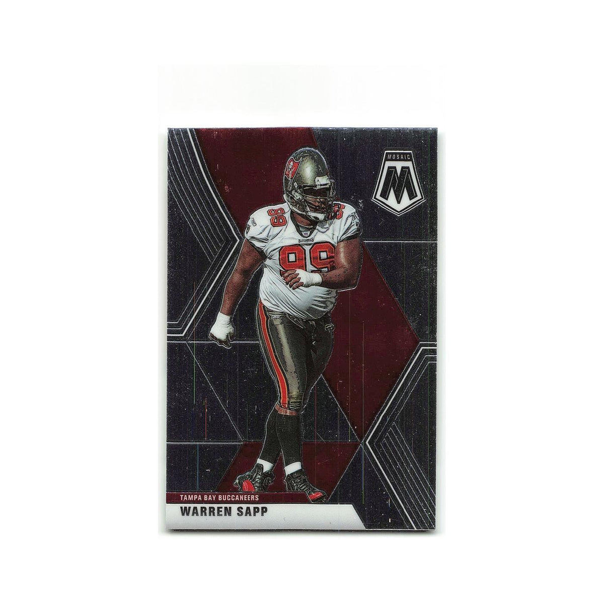 Warren Sapp 2020 Panini Mosaic #189 Tampa Bay Buccaneers Football Card NM
