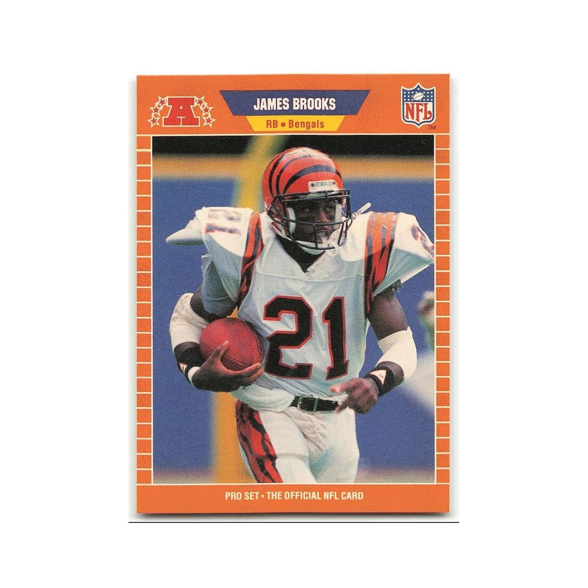 James Brooks 1989 Pro Set #55 Cincinnati Bengals Football Card NM