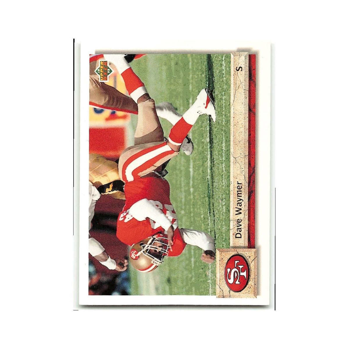 Dave Waymer 1992 Upper Deck #207 San Francisco 49ers Football Card NM