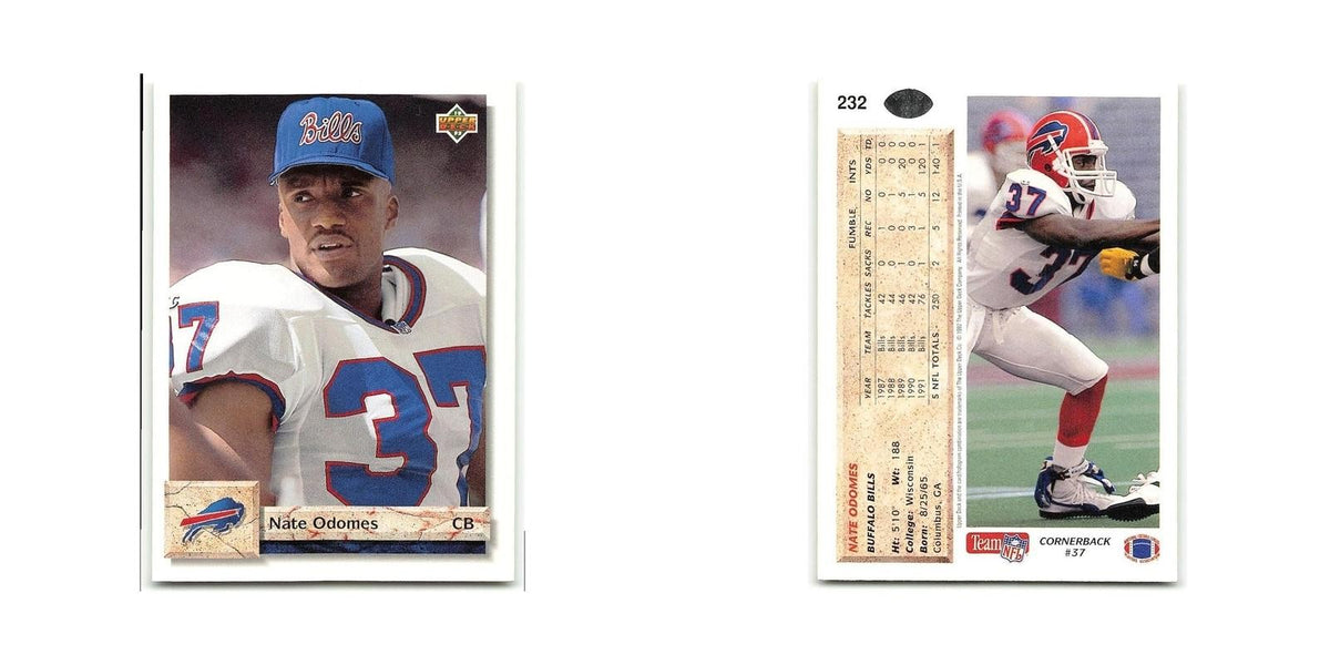 Nate Odomes 1992 Upper Deck #232 Buffalo Bills Football Card NM