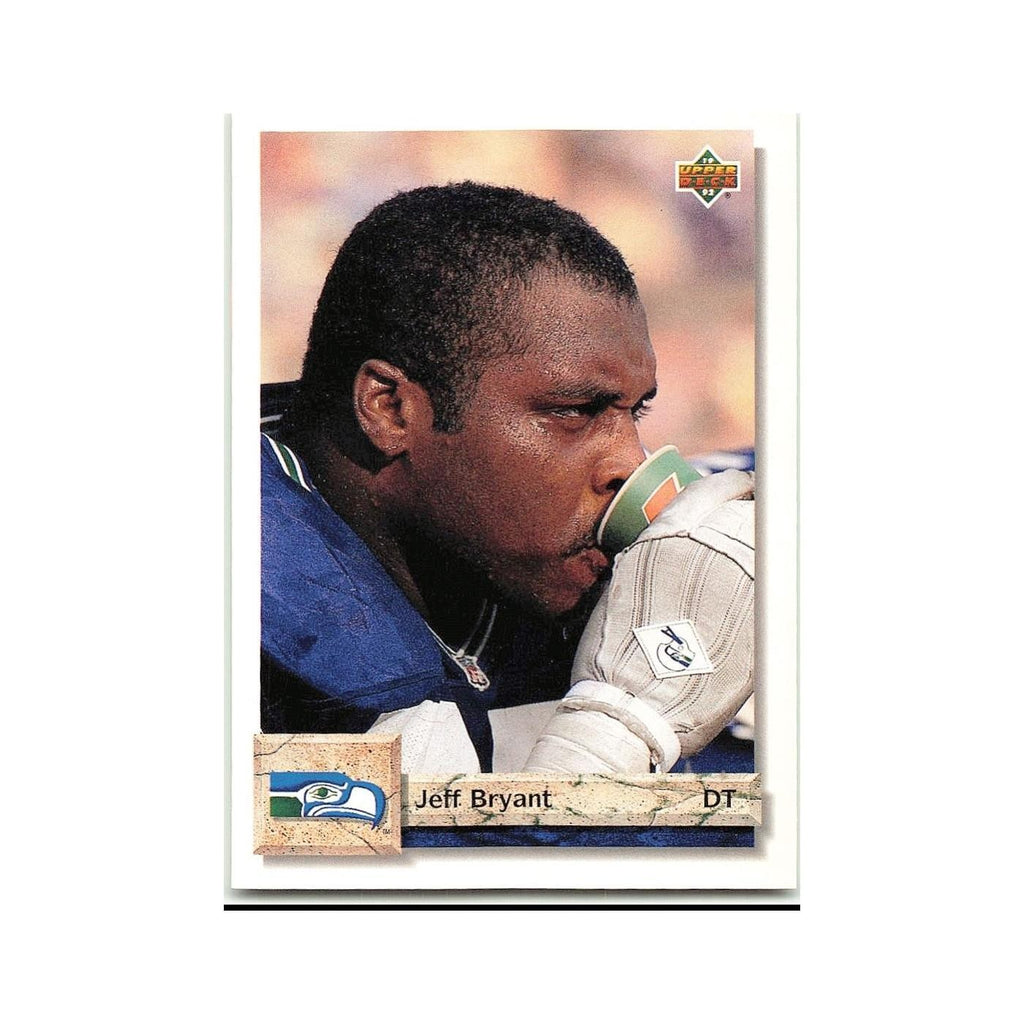 Jeff Bryant 1992 Upper Deck #277 Seattle Seahawks Football Card NM