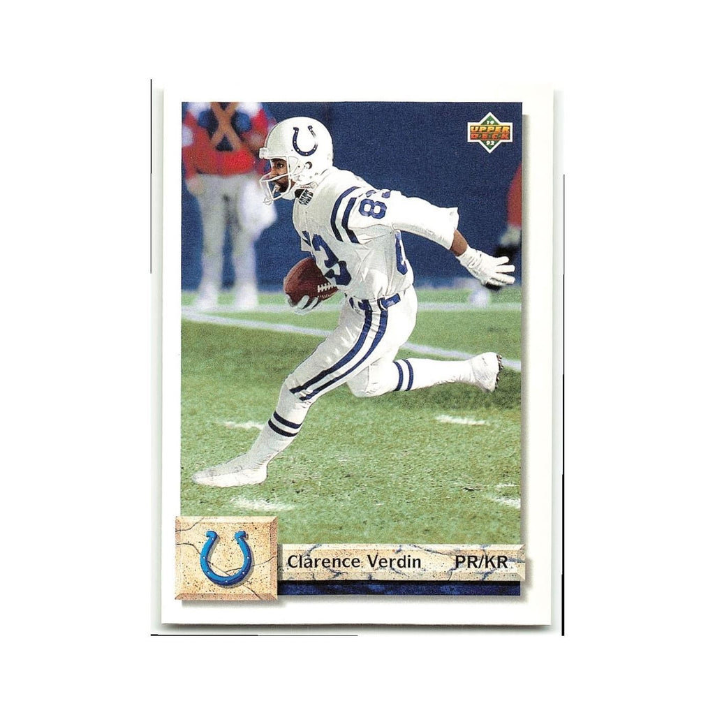 Clarence Verdin 1992 Upper Deck #141 Indianapolis Colts Football Card NM