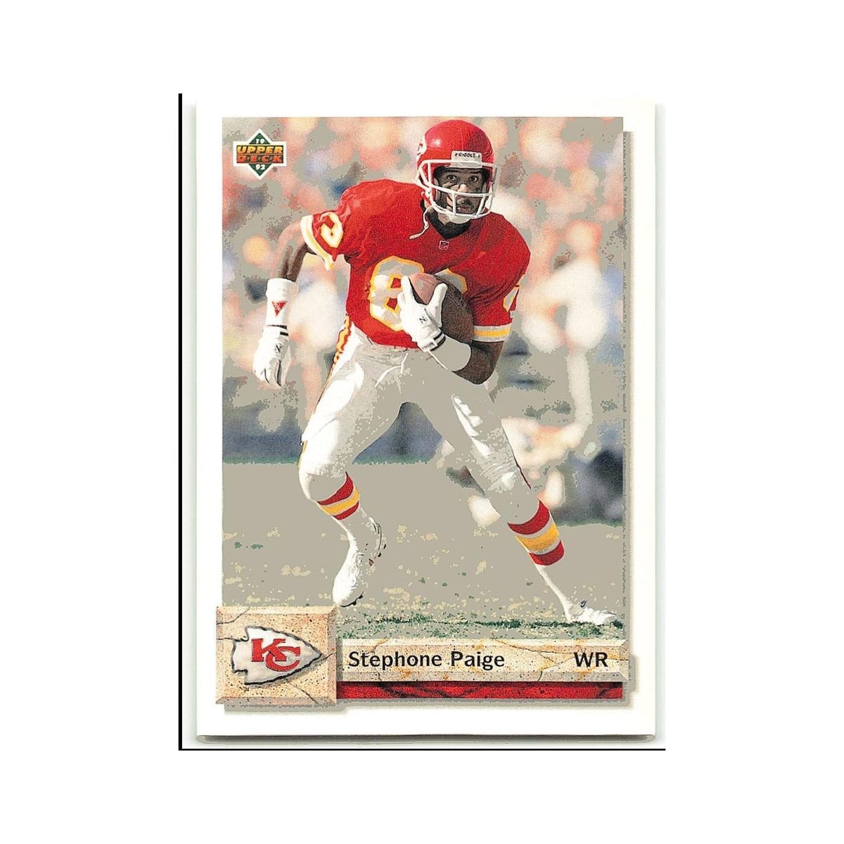 Stephone Paige 1992 Upper Deck #243 Kansas City Chiefs Football Card NM