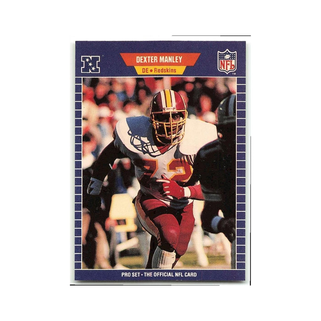 Dexter Manley 1989 Pro Set #430 Washington Redskins Football Card NM
