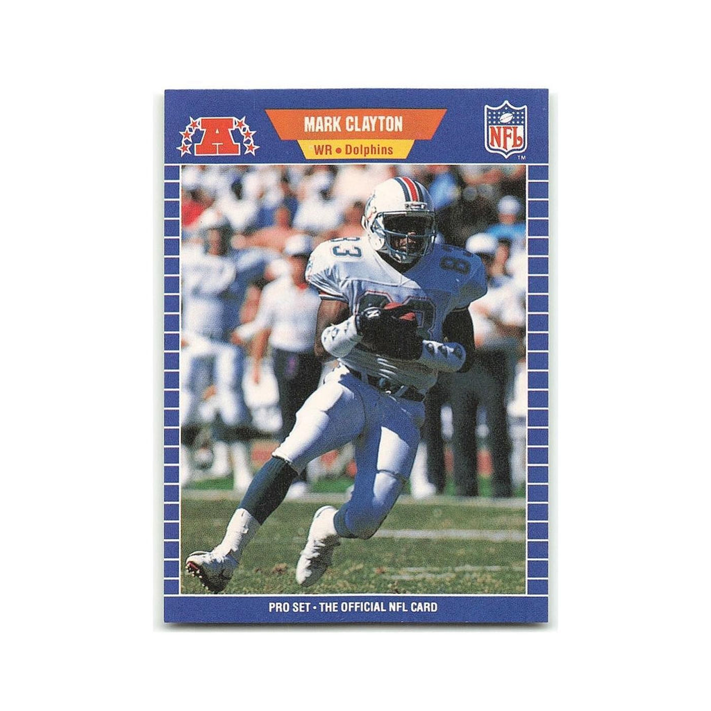 Mark Clayton 1989 Pro Set #213 Miami Dolphins Football Card NM