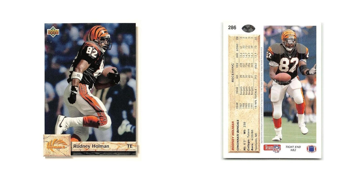 Rodney Holman 1992 Upper Deck #286 Cincinnati Bengals Football Card NM
