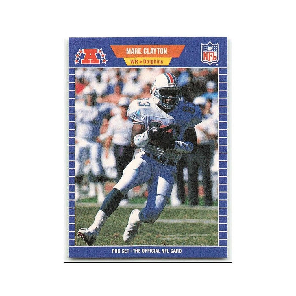 Mark Clayton 1989 Pro Set #213 Miami Dolphins Football Card NM
