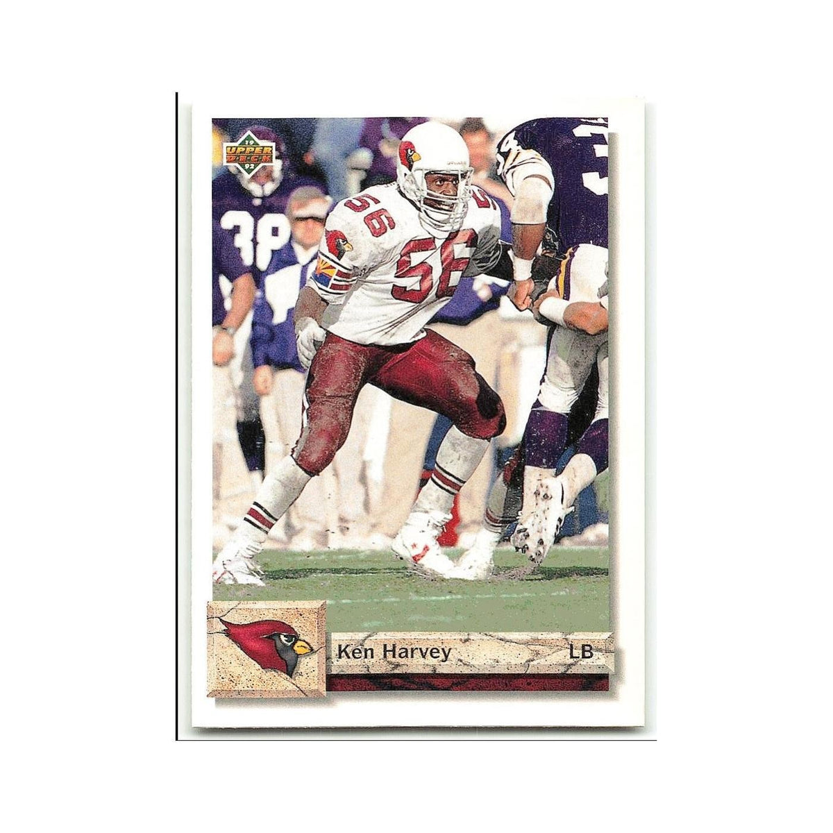 Ken Harvey 1992 Upper Deck #268 Phoenix Cardinals Football Card NM