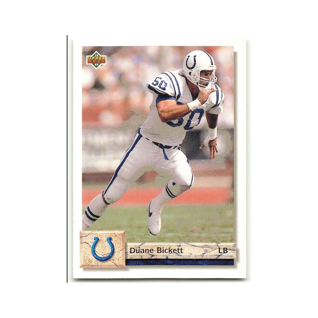 Duane Bickett 1992 Upper Deck #276 Indianapolis Colts Football Card NM